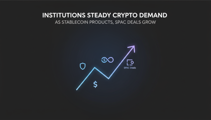 Institutions steady crypto demand as stablecoin products, SPAC deals grow