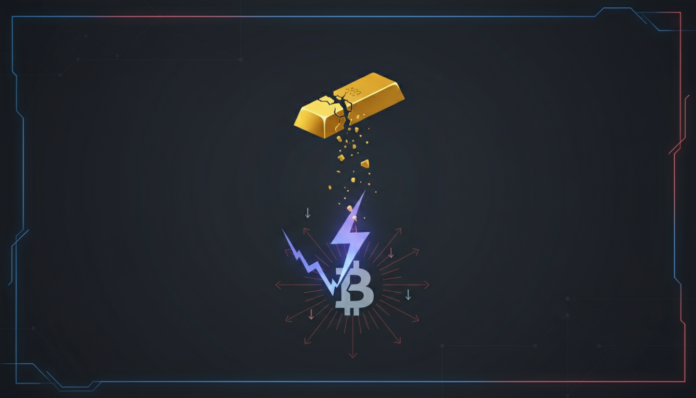 Hot Inflation Report Shakes Markets: Gold Crashes, Bitcoin Shorts Signal Crypto Fear