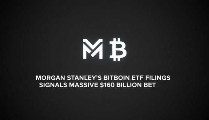 Morgan Stanley's Bitcoin ETF Filing Signals Massive $160 Billion Bet