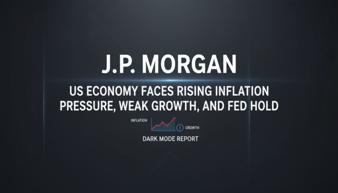 J.P. Morgan: US Economy Faces Rising Inflation Pressure, Weak Growth, and Fed Hold