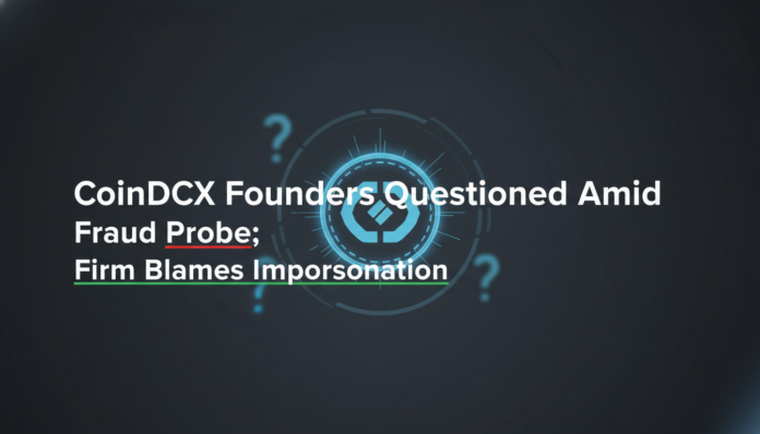 CoinDCX Founders Questioned Amid Fraud Probe; Firm Blames Impersonation