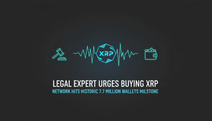 Legal Expert Urges Buying XRP as Network Hits Historic 7.7 Million Wallets Milestone