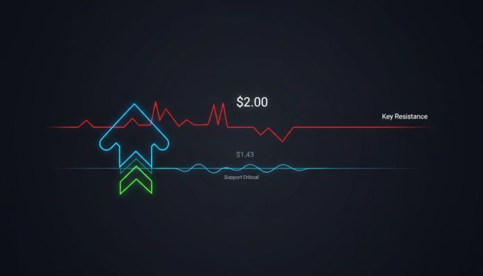 XRP Battles Key Resistance; $1.43 Support Critical for Path to $2