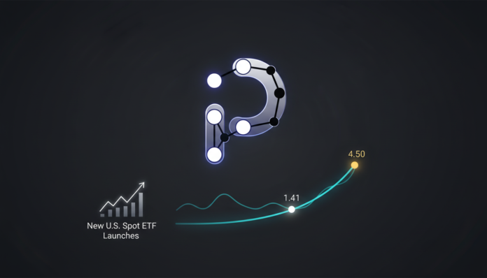 Polkadot Steadies at $1.41 as New U.S. Spot ETF Launches and $4.50 Target Looms