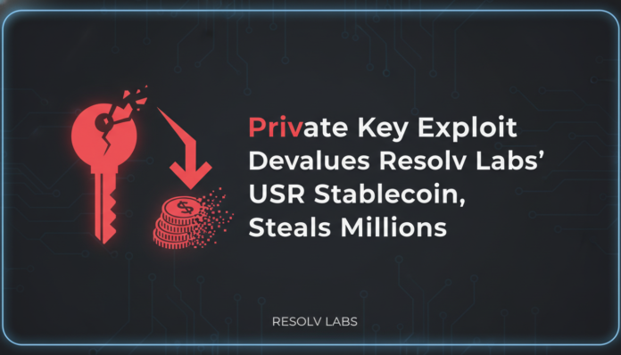 Private Key Exploit Devalues Resolv Labs' USR Stablecoin, Steals Millions
