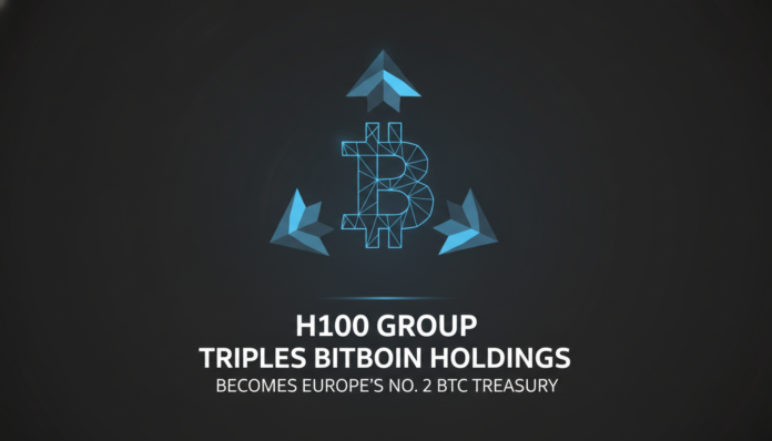H100 Group to Triple Bitcoin Holdings, Become Europe’s No. 2 BTC Treasury