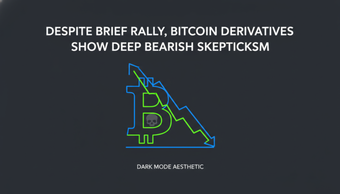 Despite brief rally, Bitcoin derivatives show deep bearish skepticism