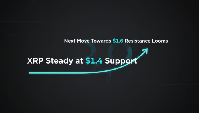XRP Steady at $1.4 Support, Next Move Towards $1.6 Resistance Looms
