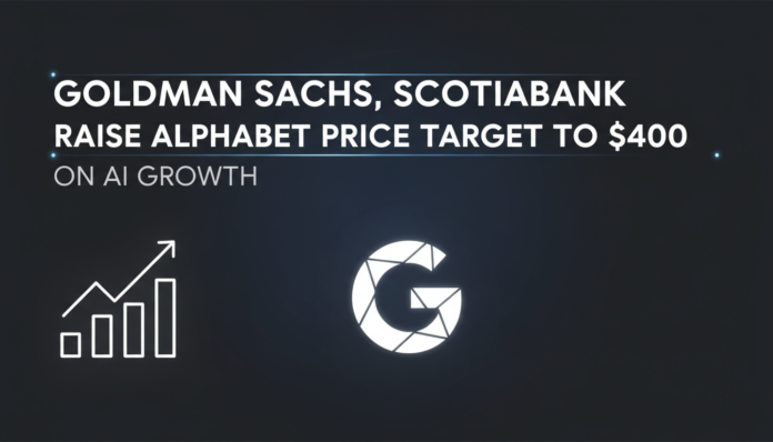 Goldman Sachs, Scotiabank Raise Alphabet Price Target to $400 on AI Growth