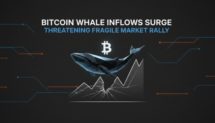Bitcoin Whale Inflows Surge, Threatening Fragile Market Rally