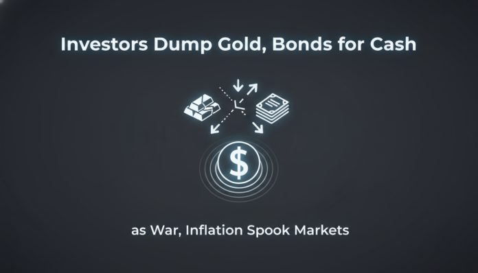 Investors Dump Gold, Bonds for Cash as War, Inflation Spook Markets