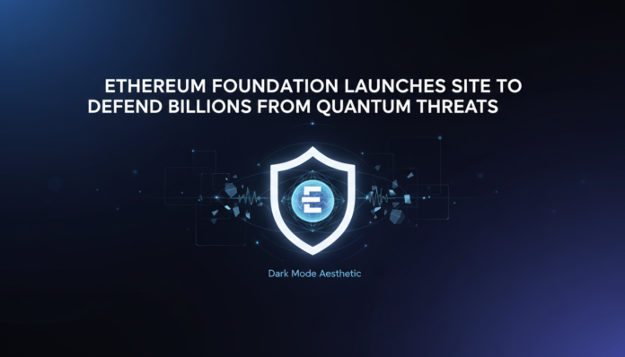 Ethereum Foundation Launches Site to Defend Billions From Quantum Threats