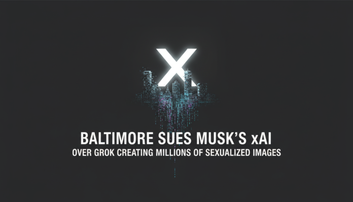 Baltimore sues Musk's xAI over Grok creating millions of sexualized images