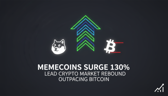 Memecoins Surge 130%, Lead Crypto Market Rebound, Outpacing Bitcoin
