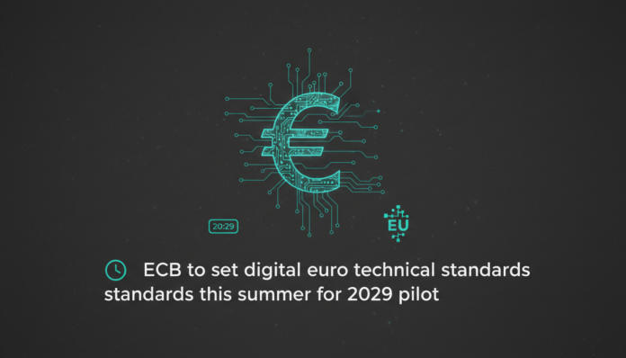 ECB to set digital euro technical standards this summer for 2029 pilot