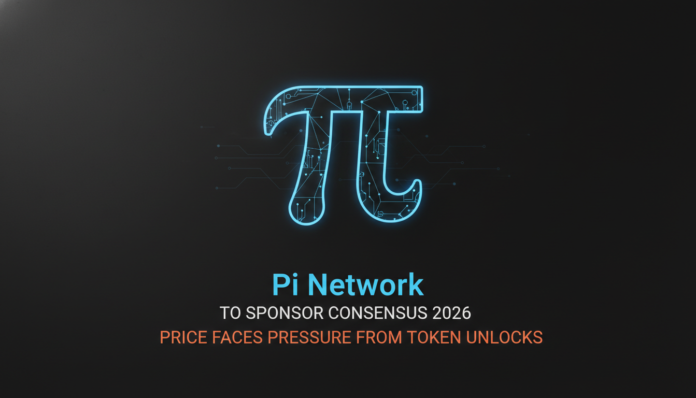 Pi Network to Sponsor Consensus 2026 as Price Faces Pressure from Token Unlocks