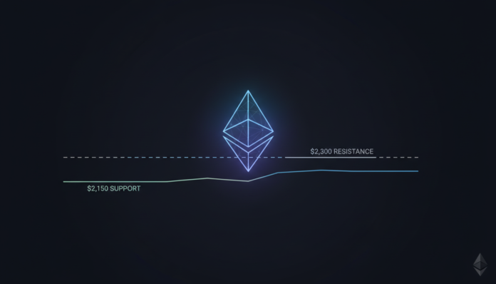 Ethereum Stalls Near $2,300 Resistance, Holds $2,150 Support in Neutral Market