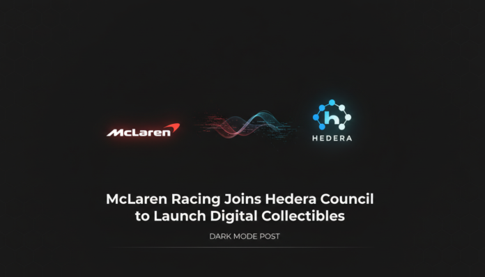McLaren Racing Joins Hedera Council to Launch Digital Collectibles