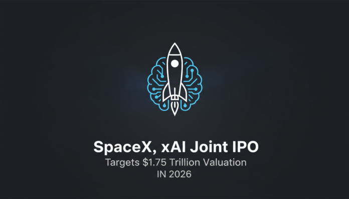 SpaceX, xAI Joint IPO Targets $1.75 Trillion Valuation in 2026