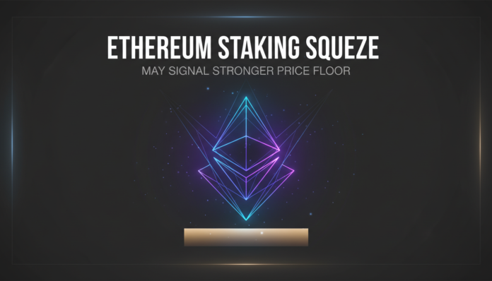Ethereum Staking Squeeze May Signal Stronger Price Floor