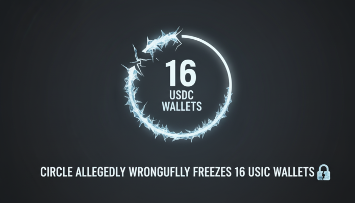 Circle Allegedly Wrongfully Freezes 16 USDC Wallets