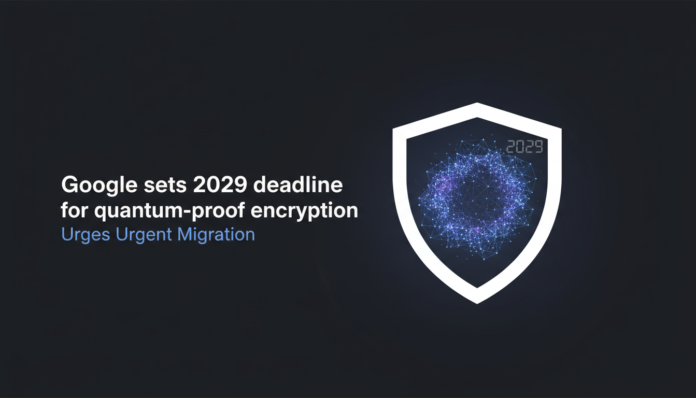 Google sets 2029 deadline for quantum-proof encryption, urges urgent migration
