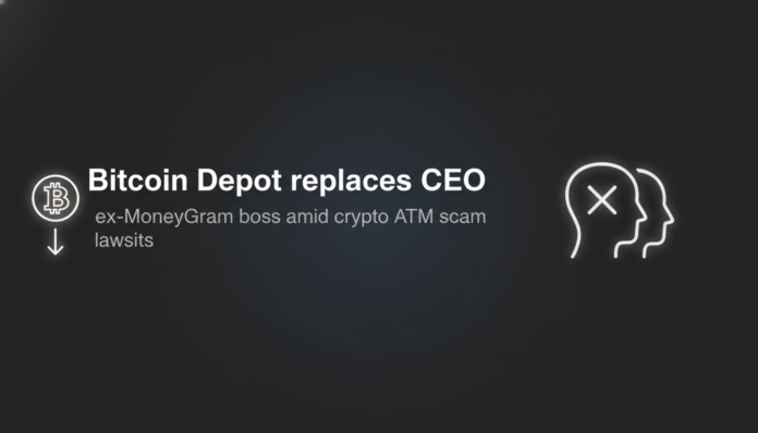 Bitcoin Depot replaces CEO ex-MoneyGram boss amid crypto ATM scam lawsuits