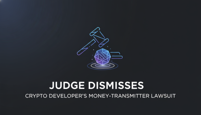 Judge Dismisses Crypto Developer's Money-Transmitter Lawsuit
