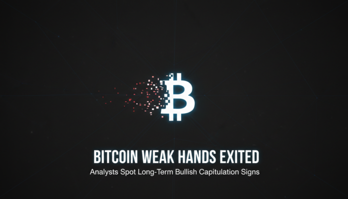 Bitcoin Weak Hands Exited: Analysts Spot Long-Term Bullish Capitulation Signs