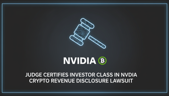 Judge certifies investor class in Nvidia crypto revenue disclosure lawsuit