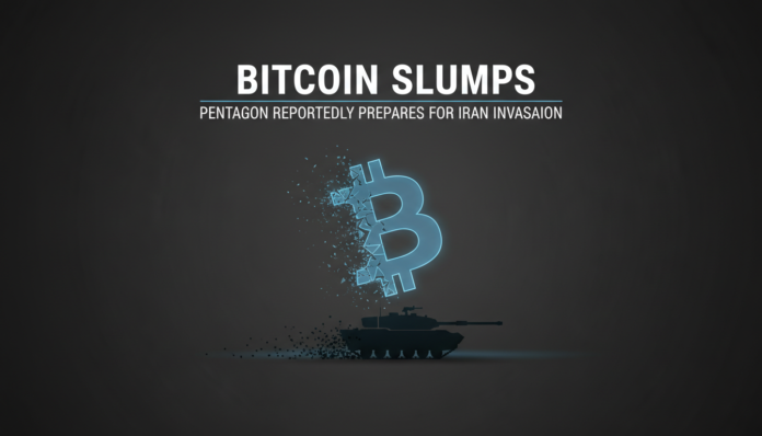 Bitcoin Slumps as Pentagon Reportedly Prepares for Iran Invasion