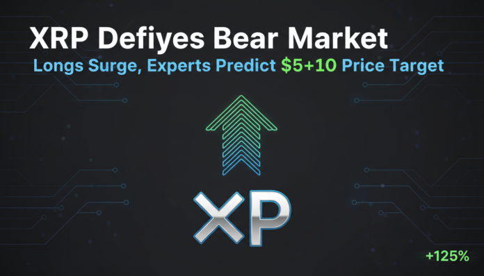 XRP Defies Bear Market: Longs Surge, Experts Predict $5-$10 Price Target