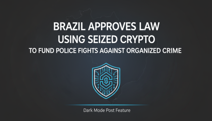 Brazil Approves Law Using Seized Crypto to Fund Police Fights Against Organized Crime