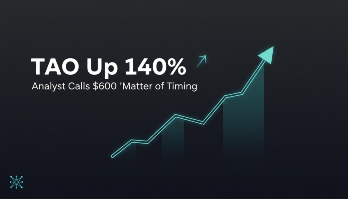 TAO Up 140% as Analyst Calls $600 'Matter of Timing'