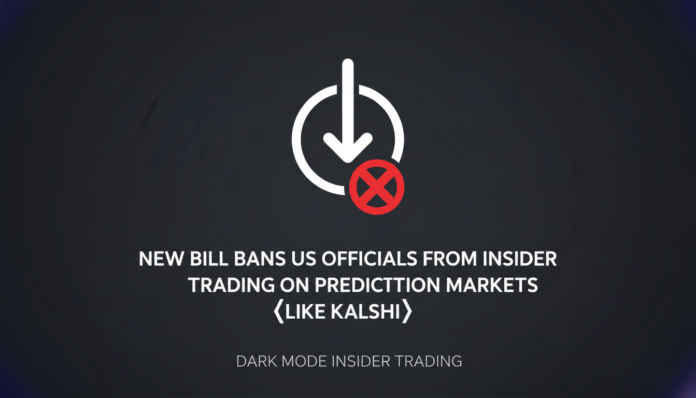 New bill bans US officials from insider trading on prediction markets like Kalshi