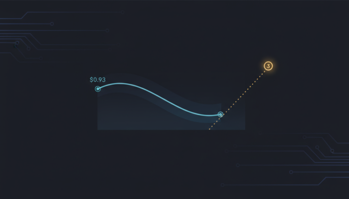 SUI Trading Near $0.93, Descending Channel Hints at Possible $3 Breakout