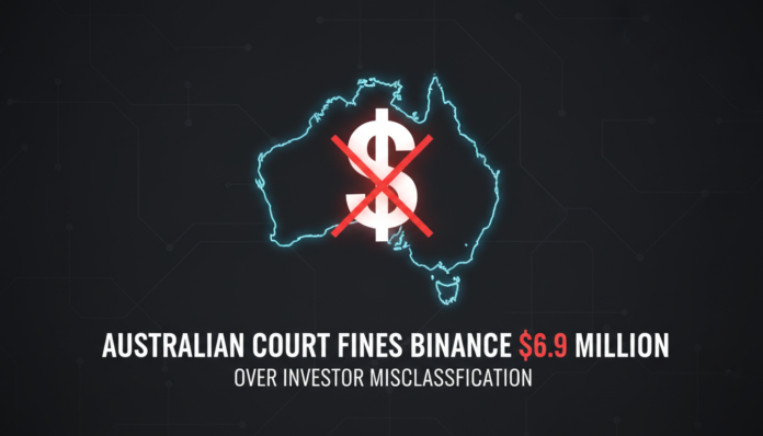 Australian Court Fines Binance $6.9 Million Over Investor Misclassification