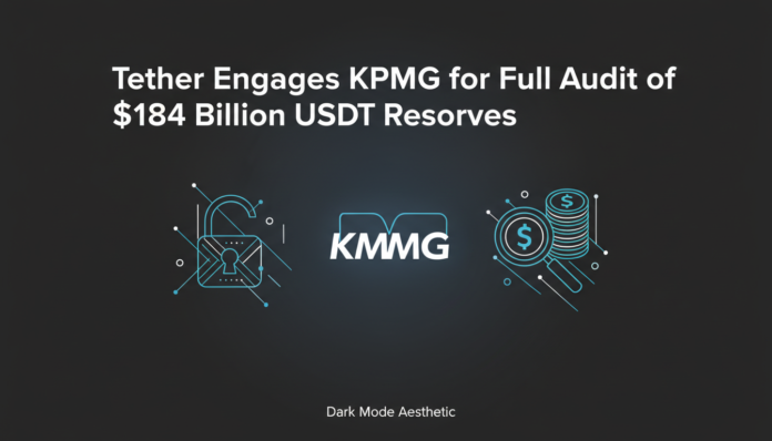 Tether Engages KPMG for Full Audit of $184 Billion USDT Reserves