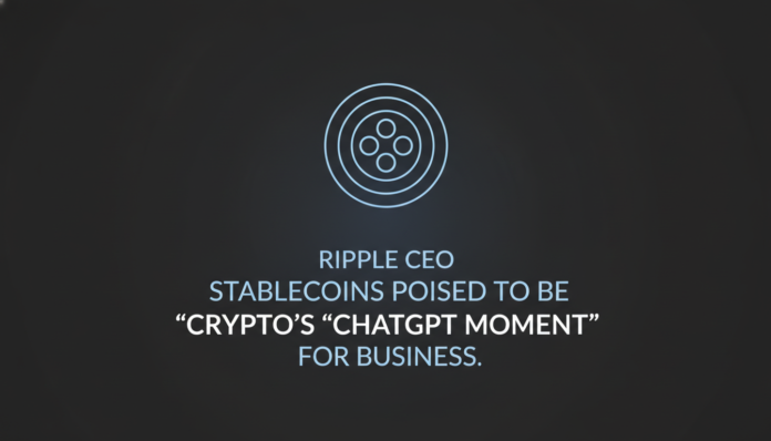 Ripple CEO: Stablecoins Poised to Be Crypto's 