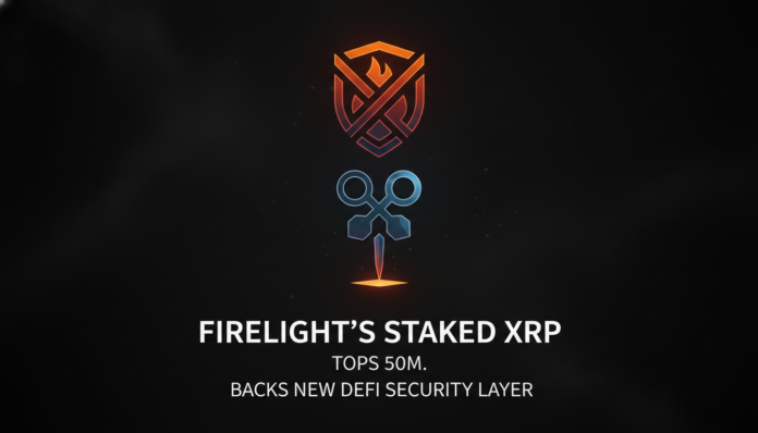 Firelight's Staked XRP Tops 50M, Backs New DeFi Security Layer