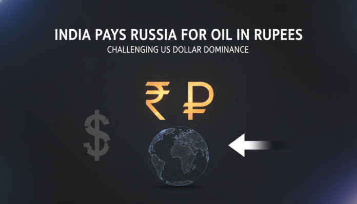 India Pays Russia For Oil in Rupees, Challenging US Dollar Dominance