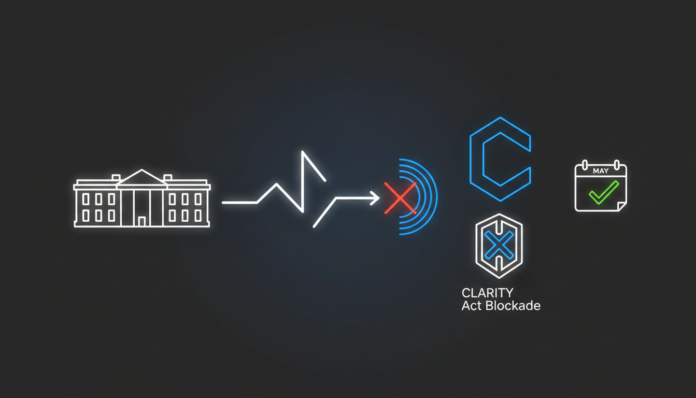 White House Warns Coinbase Over CLARITY Act Blockade, Exchange Eyes May Passage