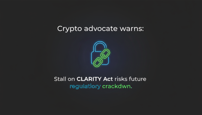 Crypto advocate warns: Stall on CLARITY Act risks future regulatory crackdown.