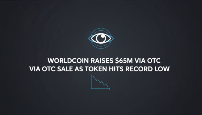 Worldcoin Raises $65M Via OTC Sale as Token Hits Record Low