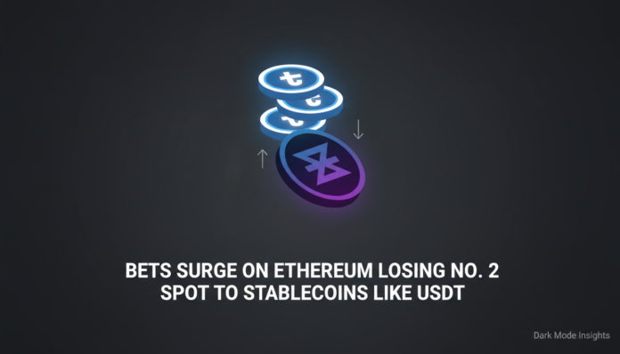 Bets Surge on Ethereum Losing No. 2 Spot to Stablecoins Like USDT