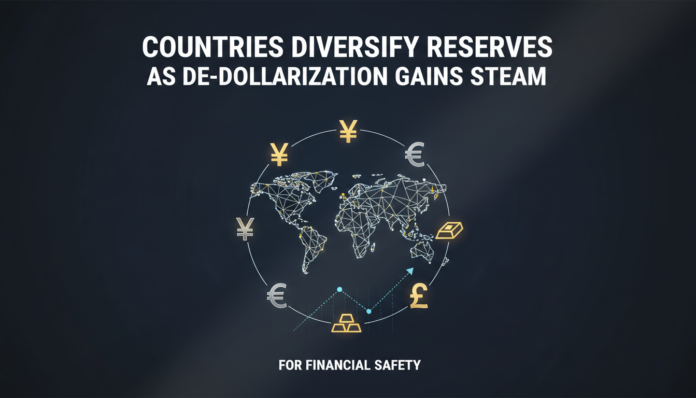 Countries Diversify Reserves as De-Dollarization Gains Steam for Financial Safety