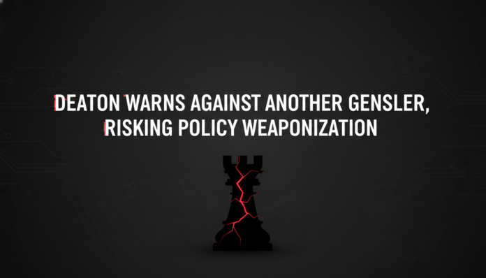 Deaton Warns Against Another Gensler, Risking Policy Weaponization