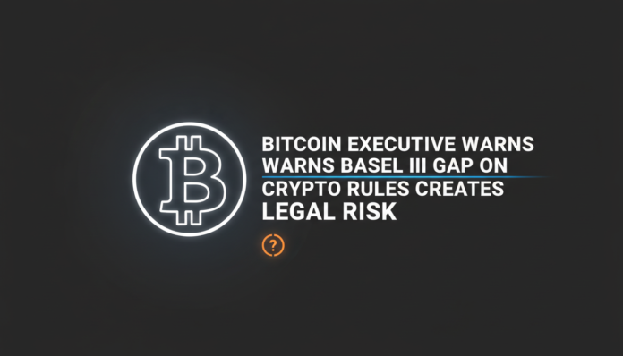 Bitcoin Executive Warns Basel III Gap on Crypto Rules Creates Legal Risk
