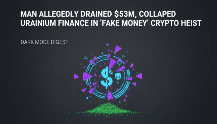 Man Allegedly Drained $53M, Collapsed Uranium Finance in 'Fake Money' Crypto Heist