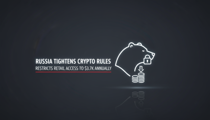 Russia Tightens Crypto Rules, Restricts Retail Access to $3.7K Annually